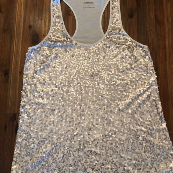 Sequin Cotton Tank - Picture 2 of 4